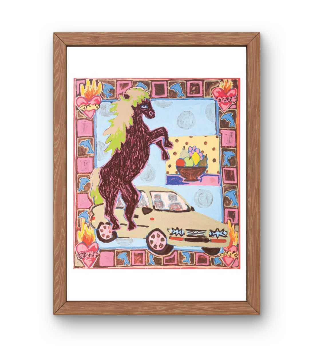 Horse vs Car - A3
