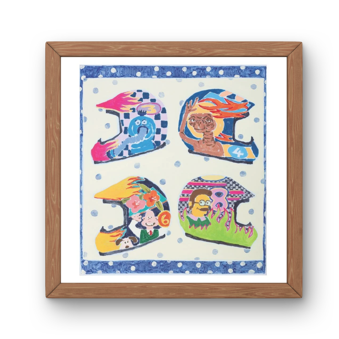 Helmets - 30cm x 30cm