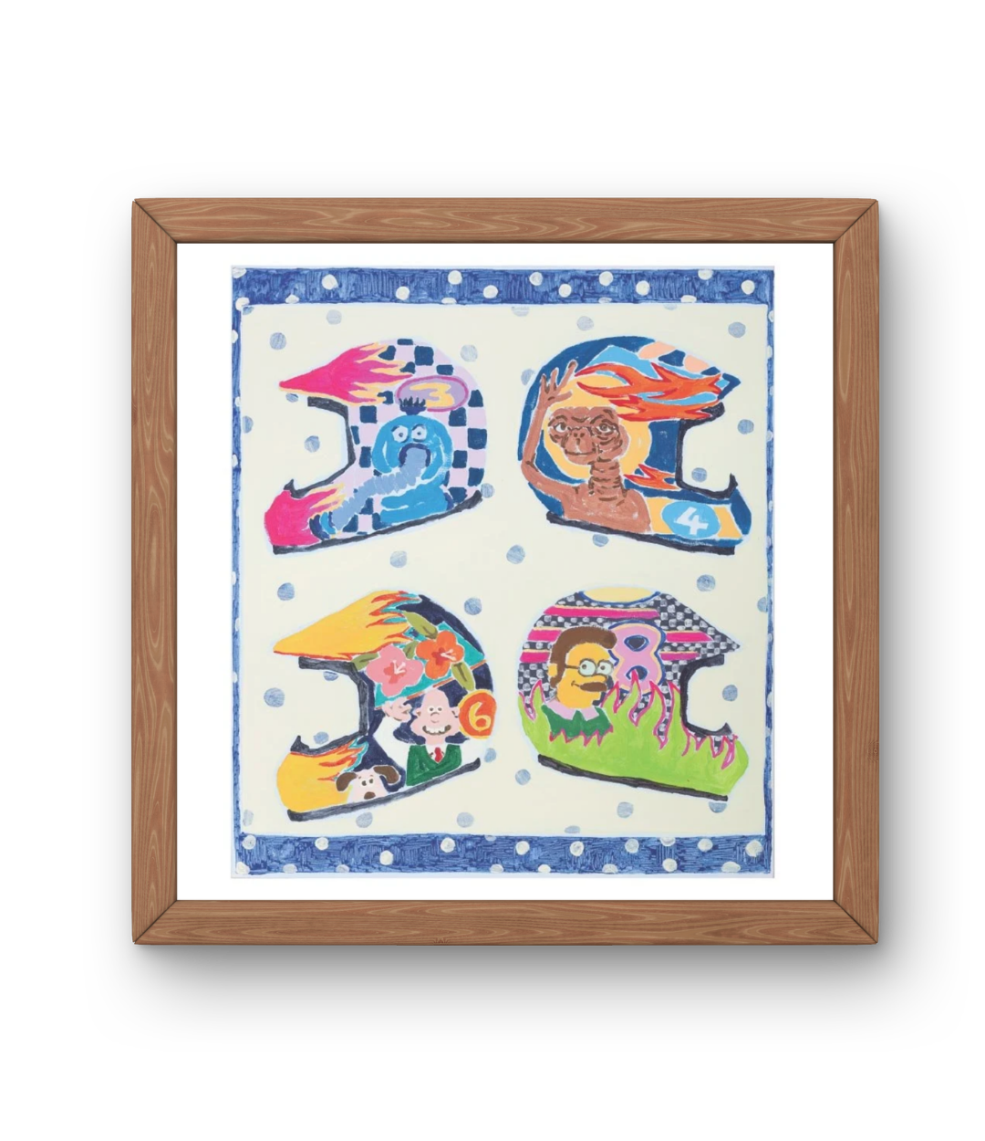 Helmets - 30cm x 30cm