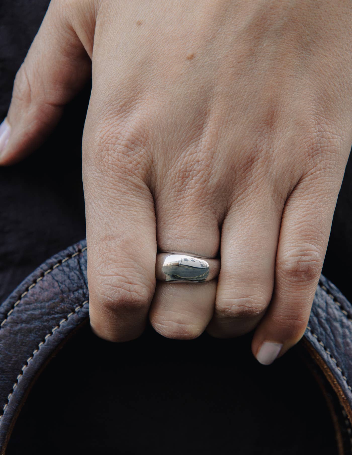 Silver Dome Ring, Waterproof