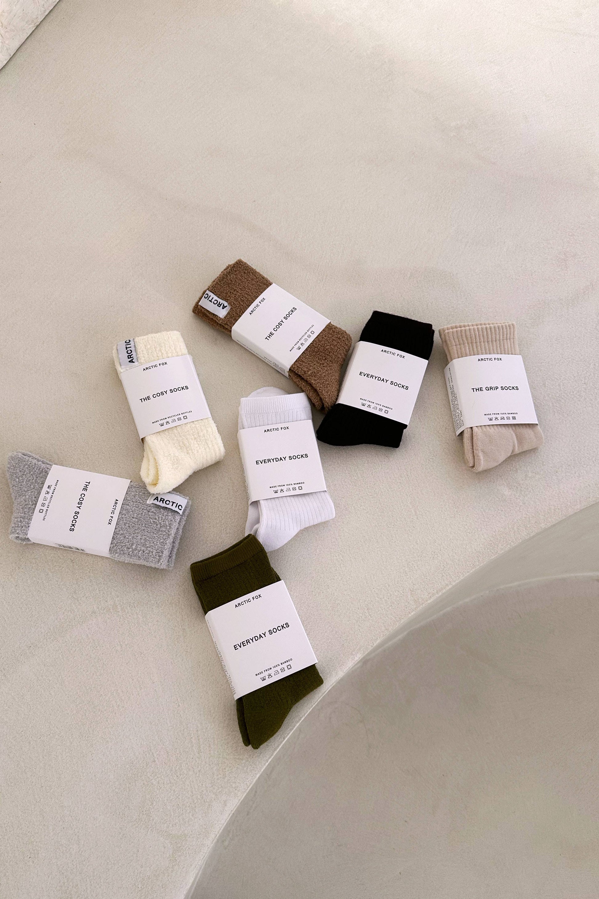 Cosy Socks - 100% Recycled - Beige