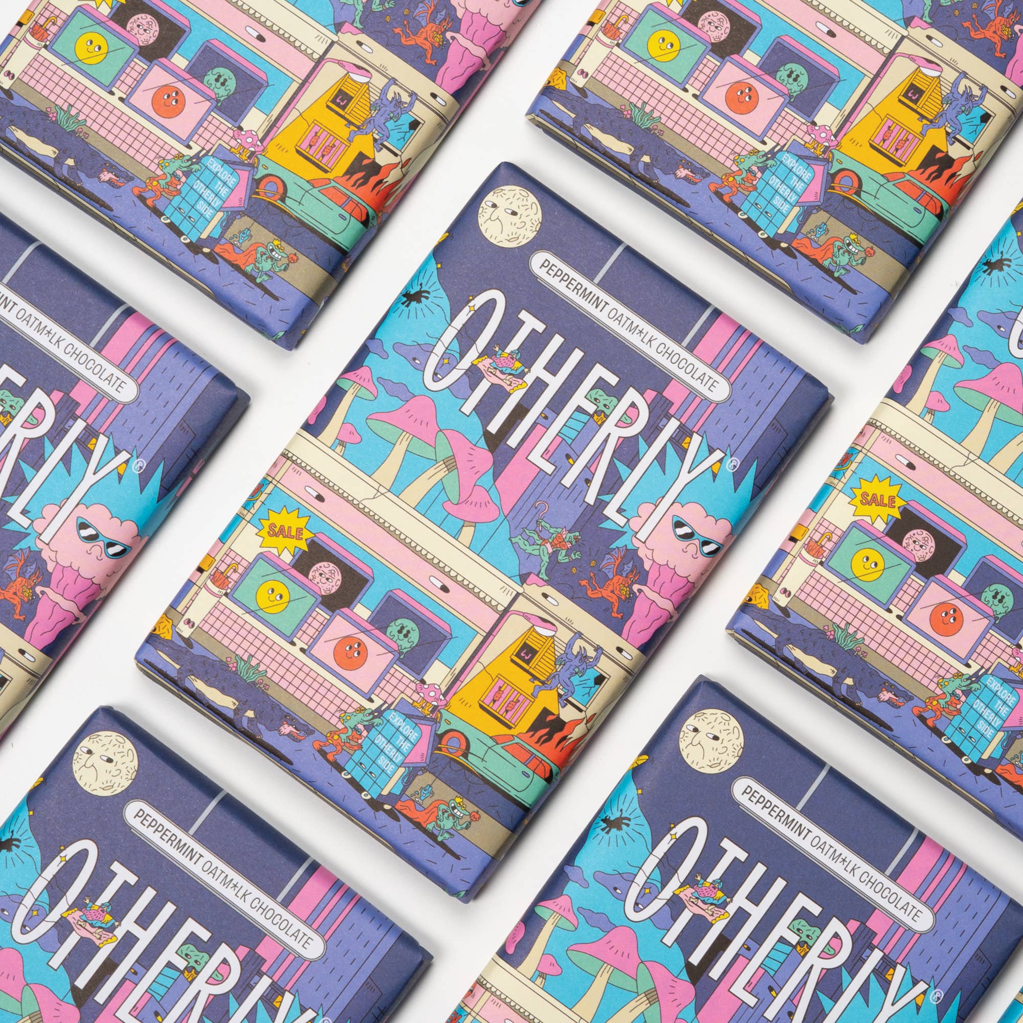 Peppermint Oatm*lk Chocolate Bar, Vegan (120g)