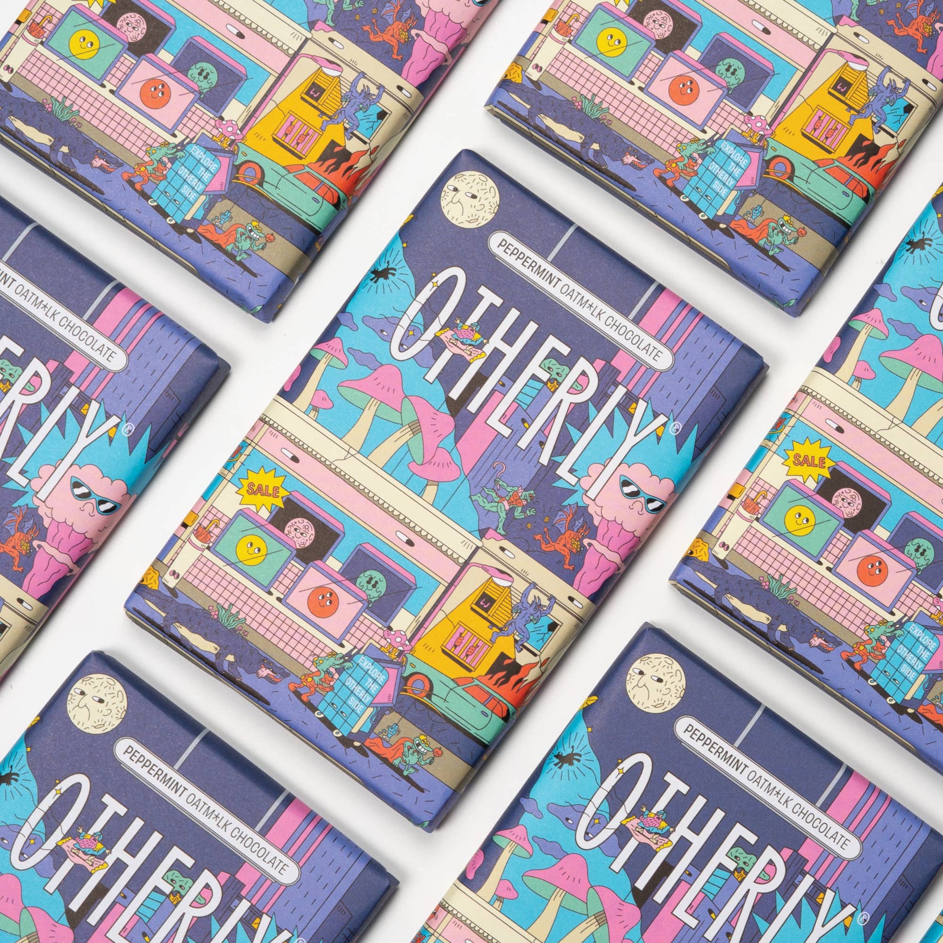 Peppermint Oatm*lk Chocolate Bar, Vegan (120g)