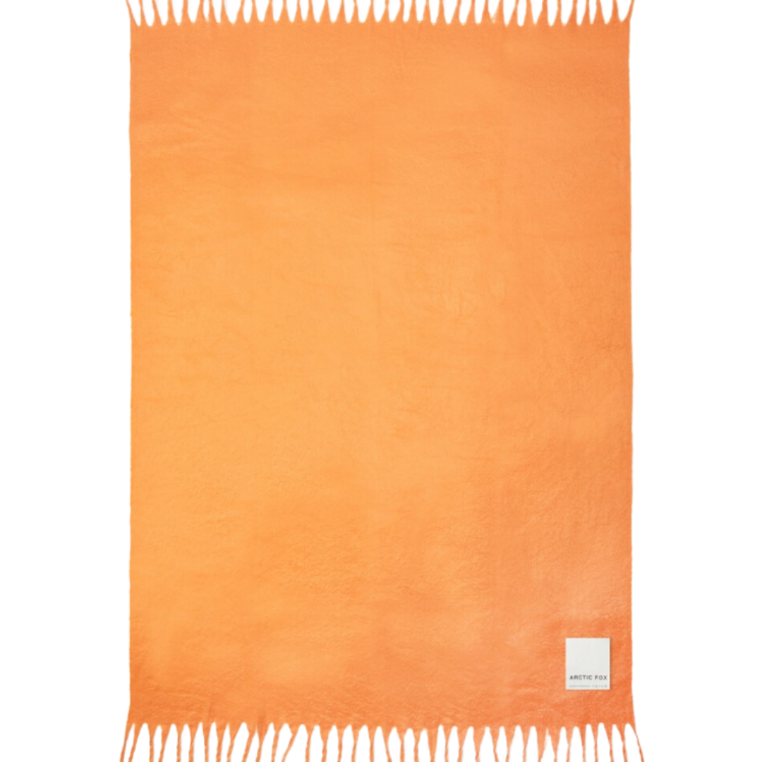 The Reykjavik Throw - 100% Recycled - Apricot