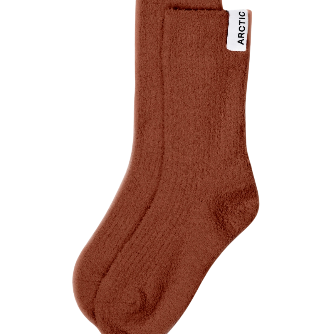 Cosy Socks - 100% Recycled - Sepia