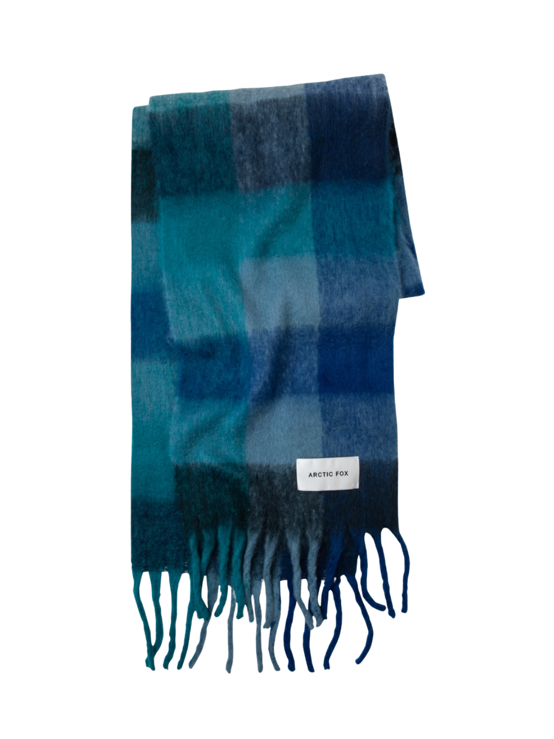 The Reykjavik Scarf - 100% Recycled - Blue Check