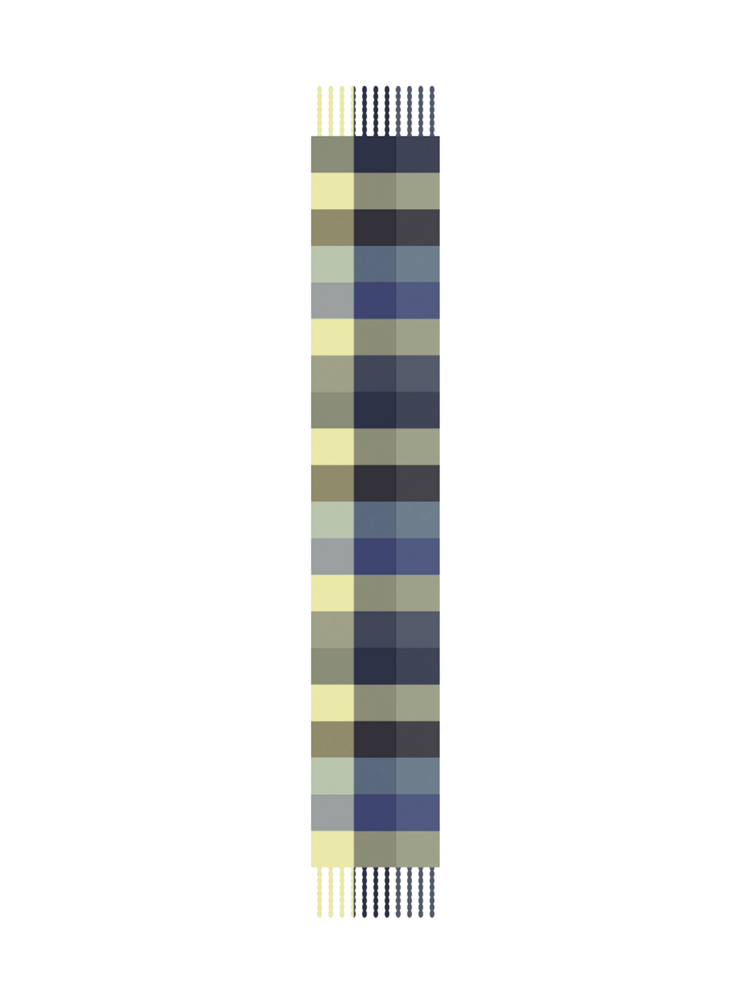 The Reykjavik Scarf - 100% Recycled - Blue Yellow
