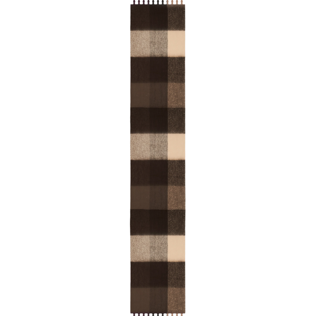 The Reykjavik Scarf - 100% Recycled - Brown Check