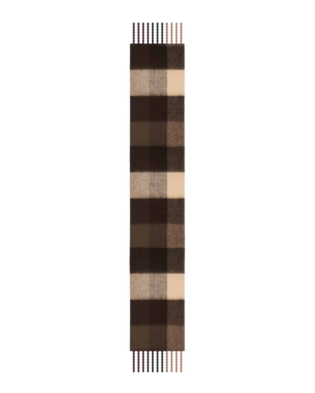 The Reykjavik Scarf - 100% Recycled - Brown Check