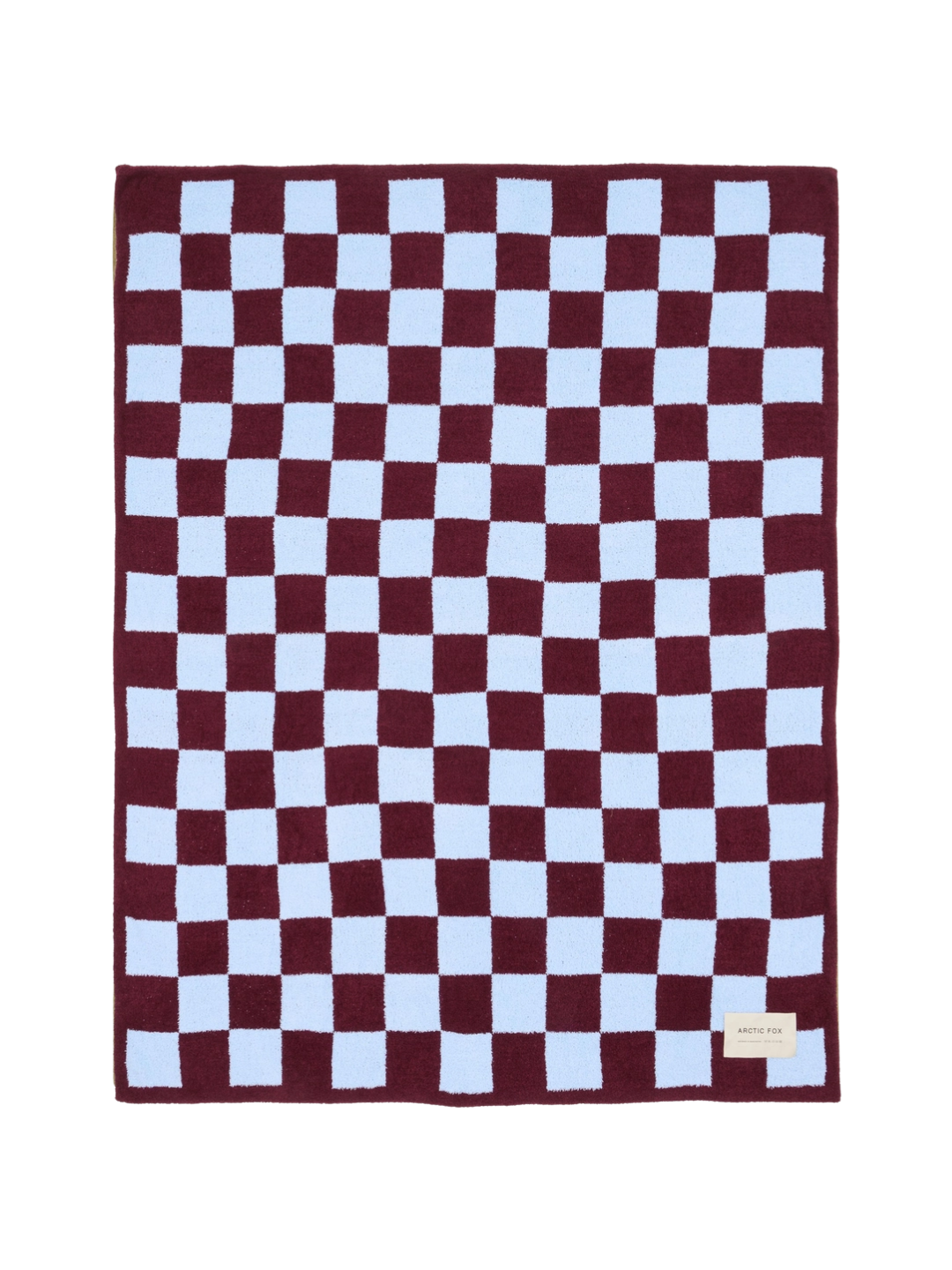 The Teddy Throw - 100% Recycled - Blue Check