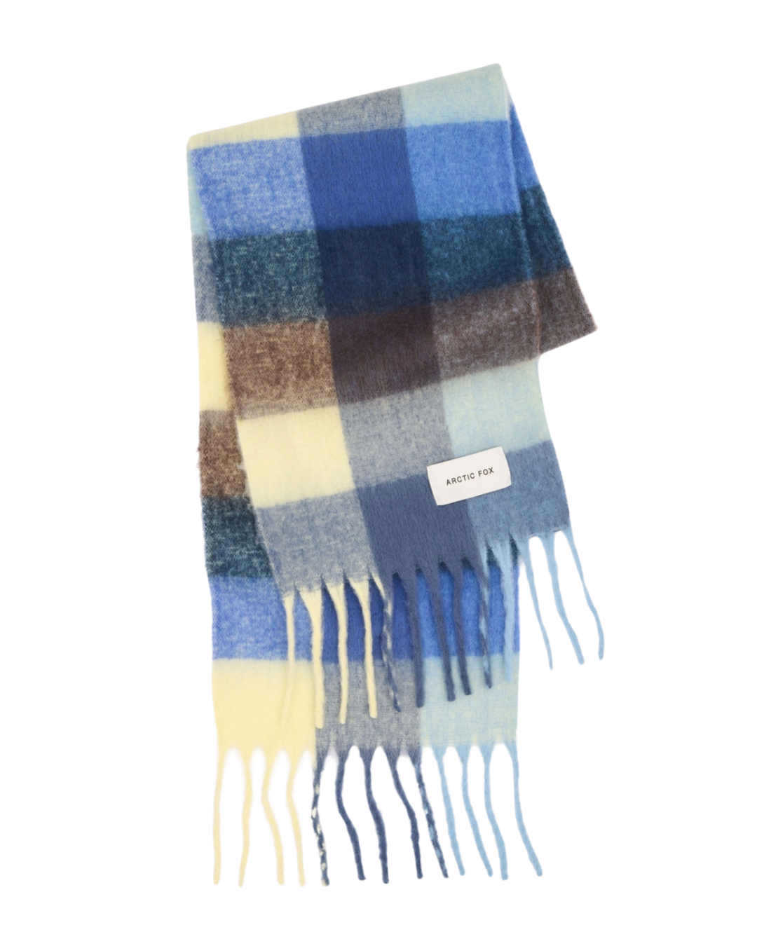 The Reykjavik Scarf - 100% Recycled - Blue Yellow