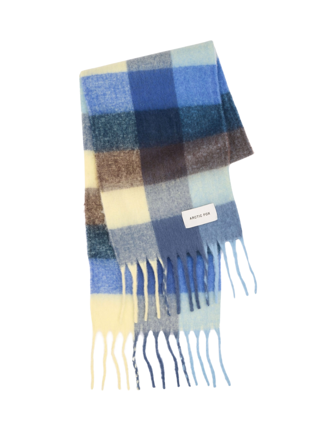 The Reykjavik Scarf - 100% Recycled - Blue Yellow