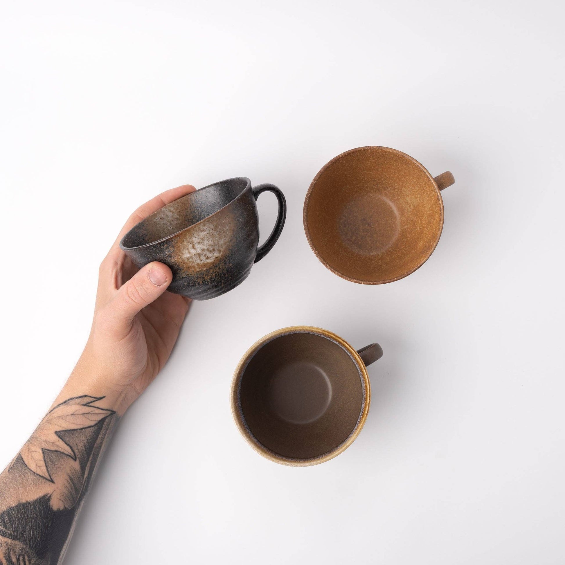 Desert Glaze Mugs Gift Set - 3pcs