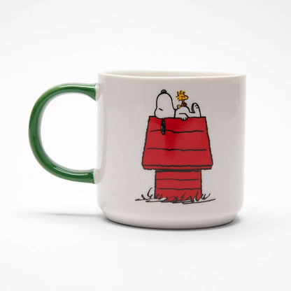 Peanuts Gang & House Mug