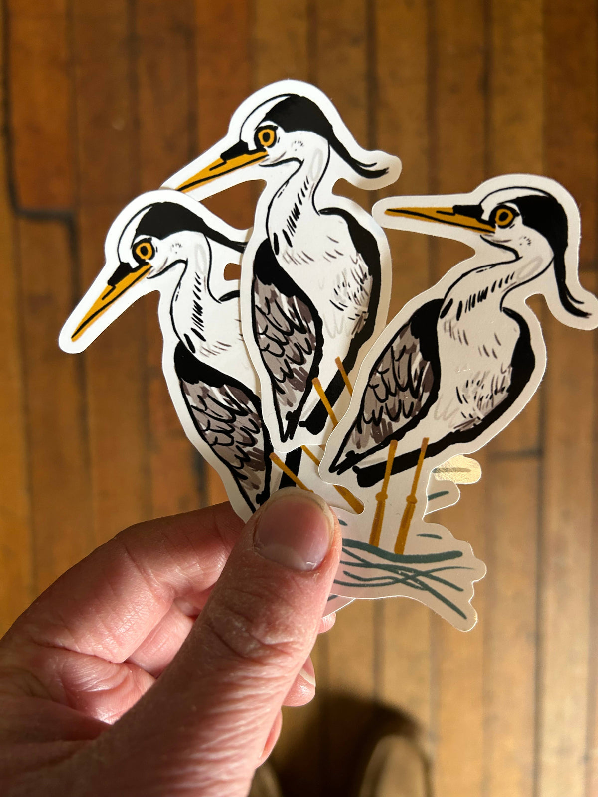Heron Sticker 