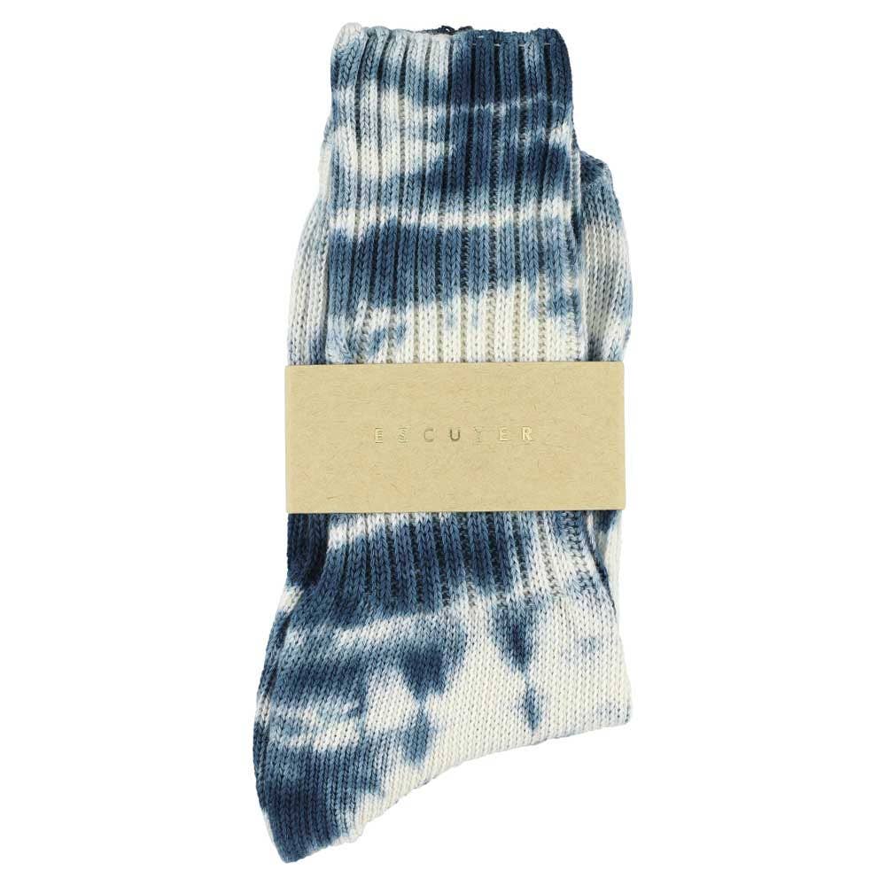 Tie Dye Socks - Off White / Graphite