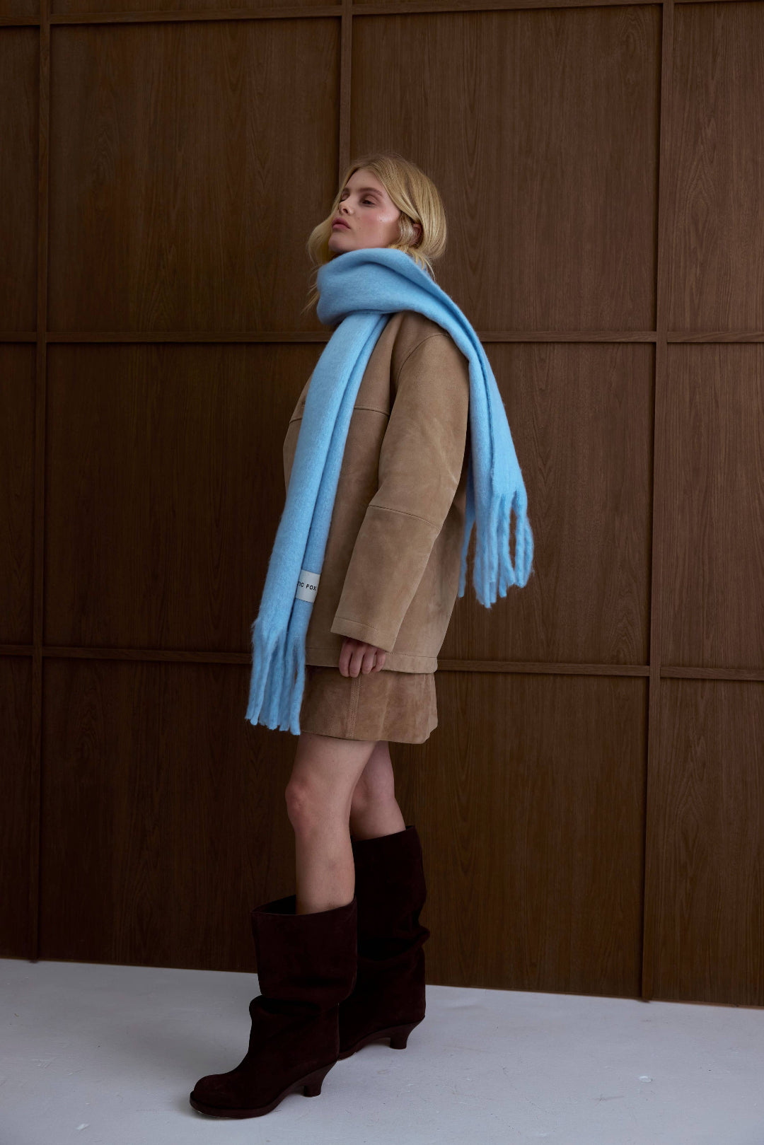 The Stockholm Scarf - 100% Recycled - Glacier Blue