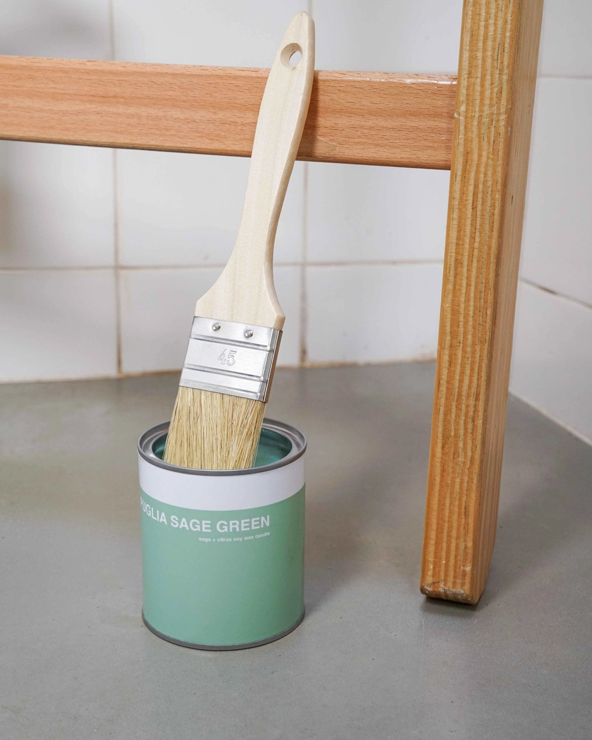 Paint Can Candles - Puglia Sage Green