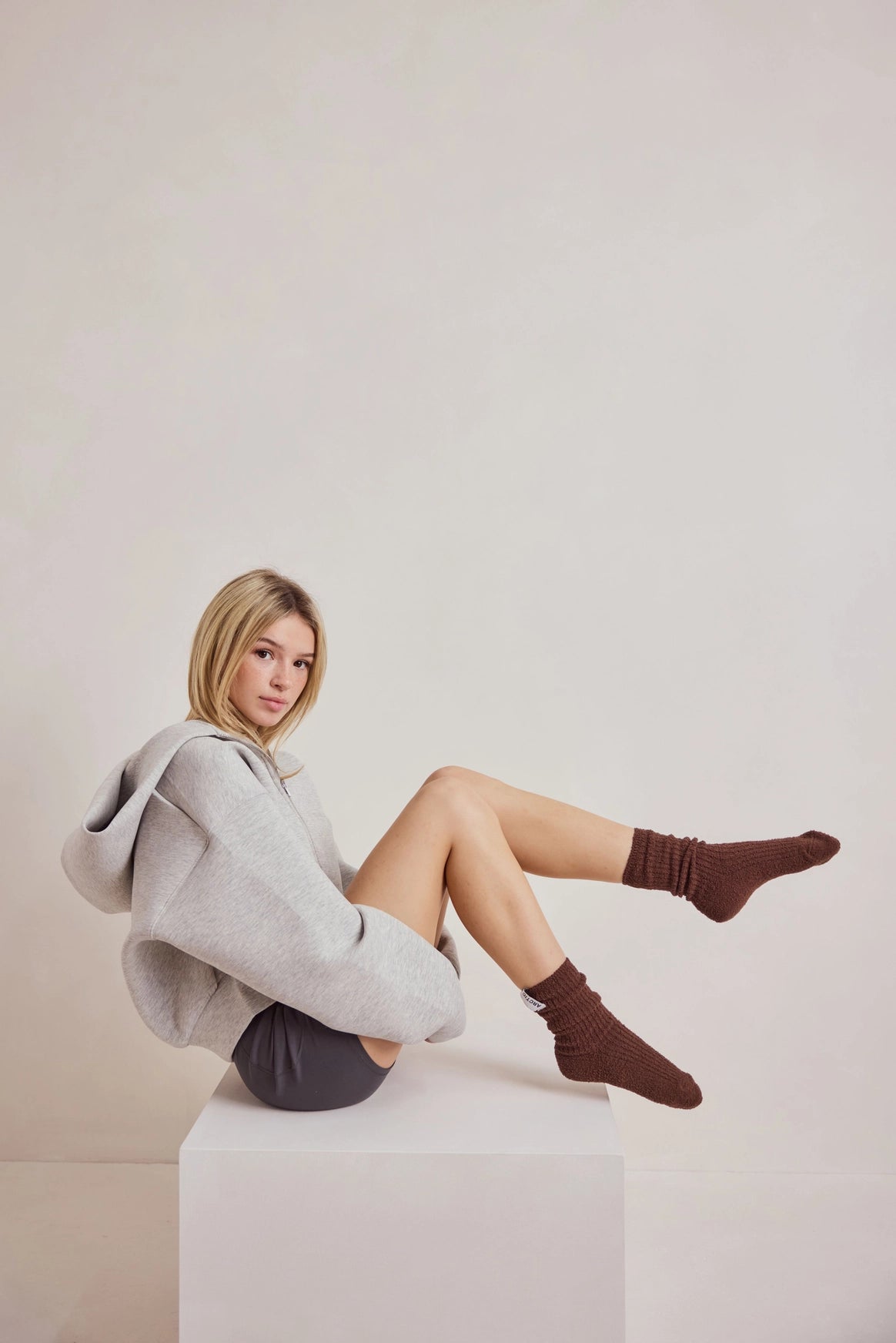 Cosy Socks - 100% Recycled - Chocolate Sauce