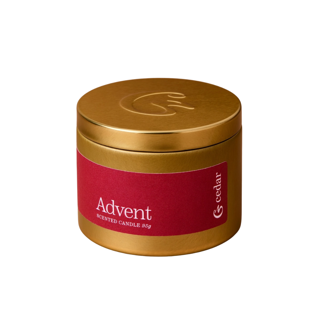ADVENT Travel Tin Candle