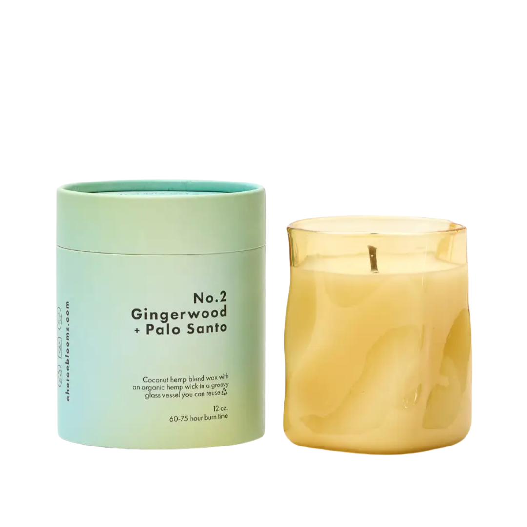 No. 2 Gingerwood + Palo Santo Candle, 12oz.