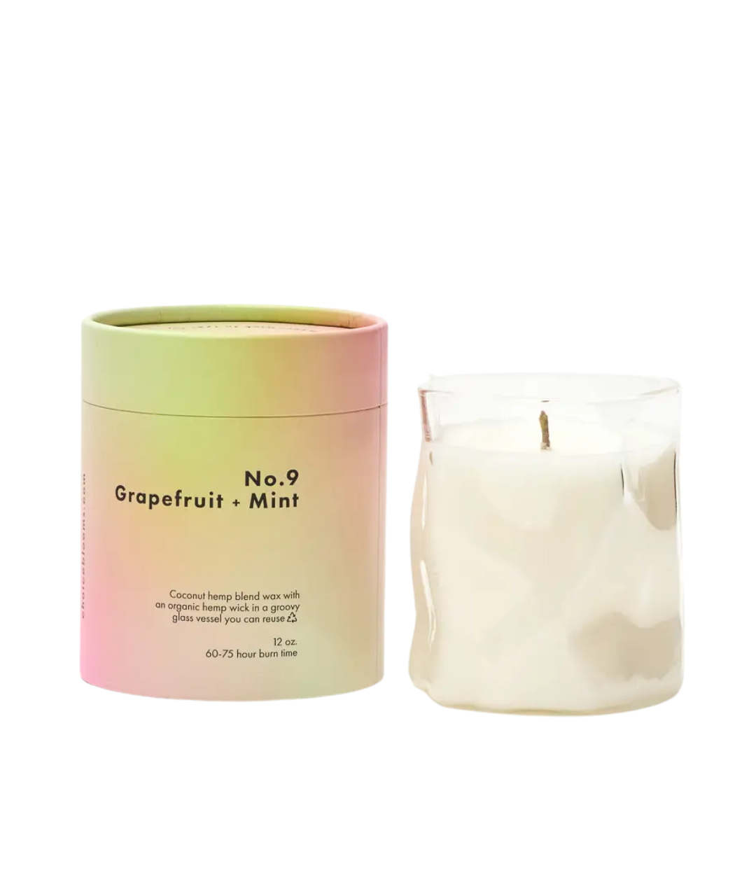 No. 9 Grapefruit + Mint Candle, 12oz.