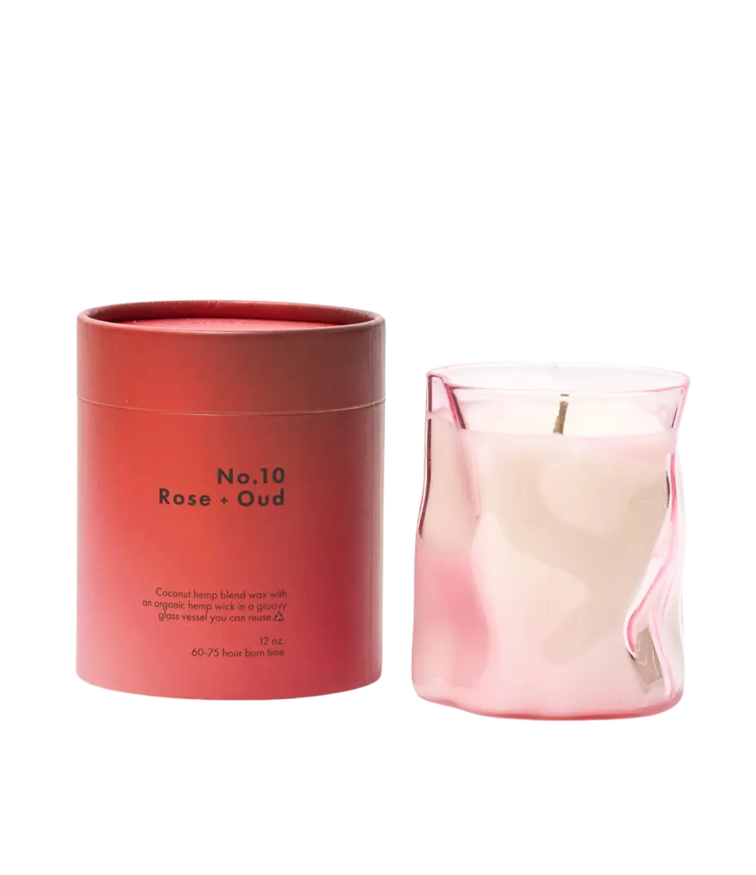No.10 Rose + Oud Candle, 12oz.