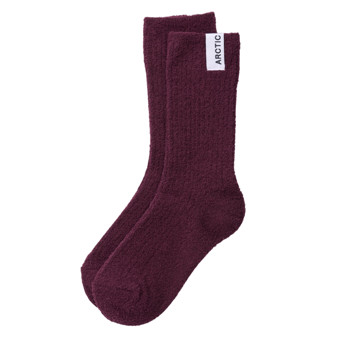 Cosy Socks - 100% Recycled - Cherry Lacquer