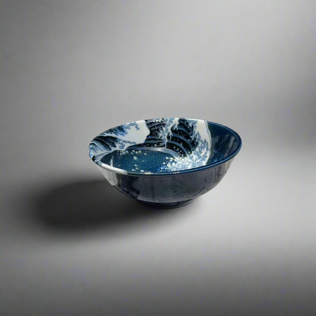 Hokusai Design Udon Bowl