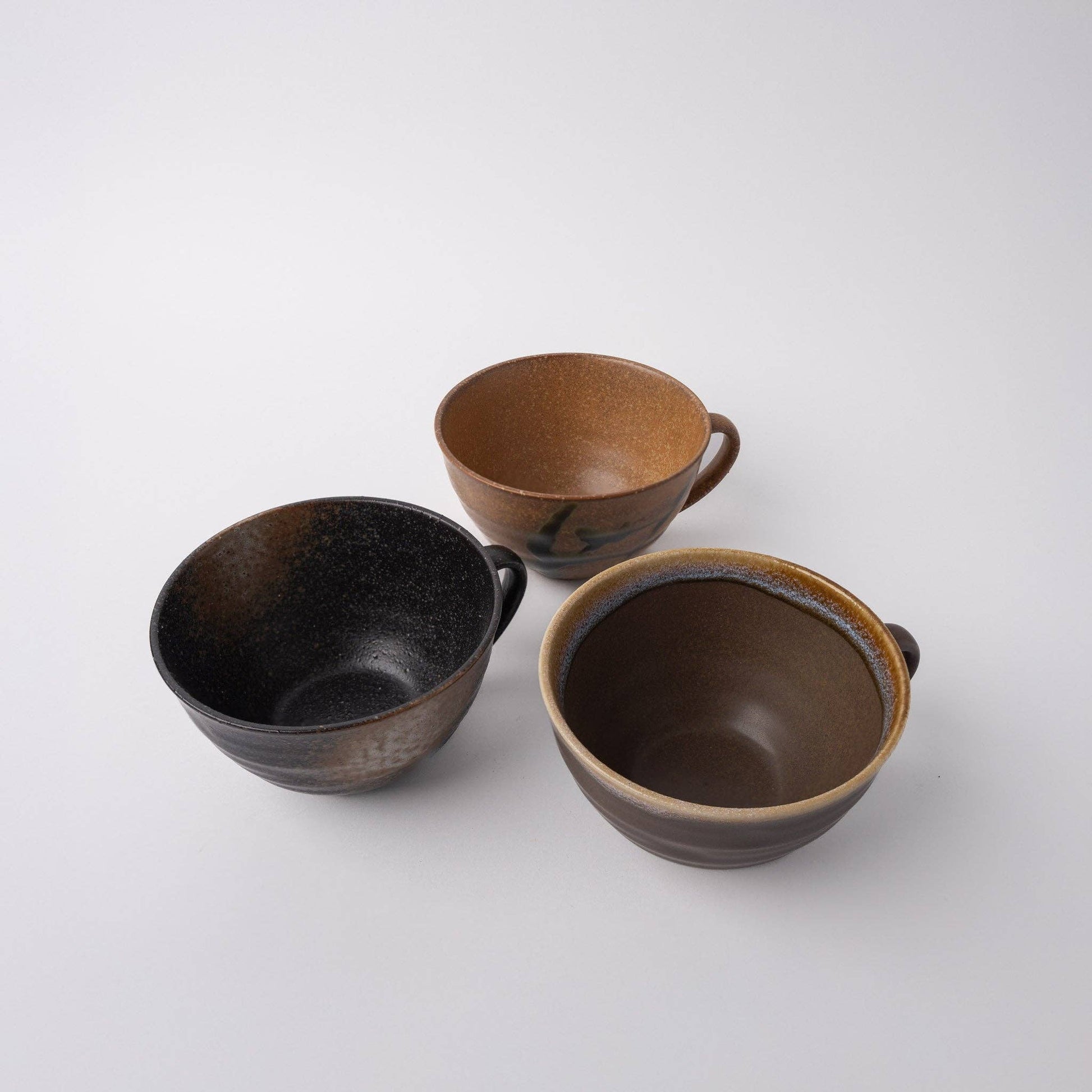 Desert Glaze Mugs Gift Set - 3pcs