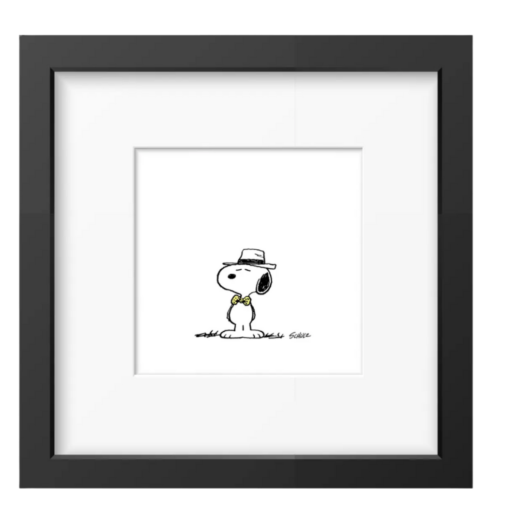 Peanuts Framed Print - Dapper