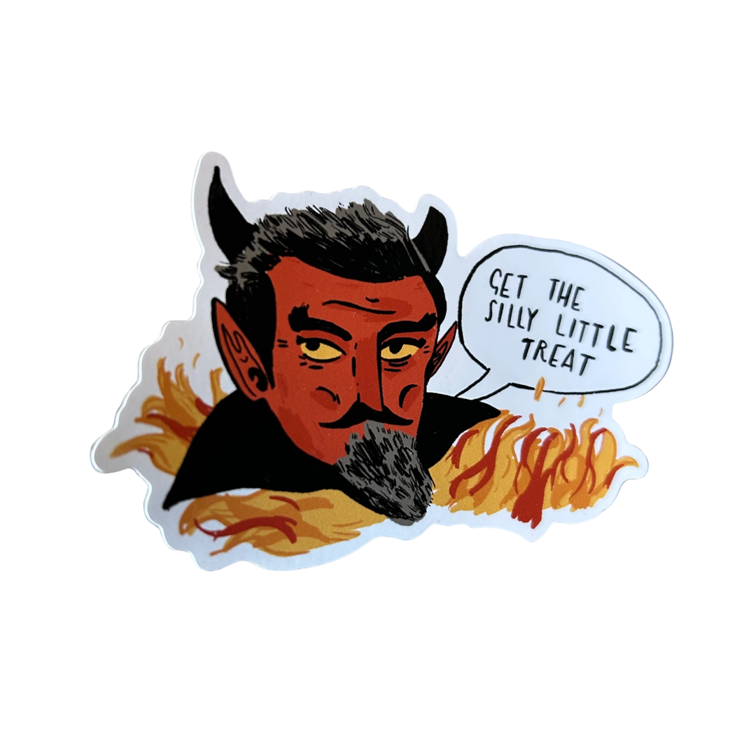Silly Little Treat Sticker 