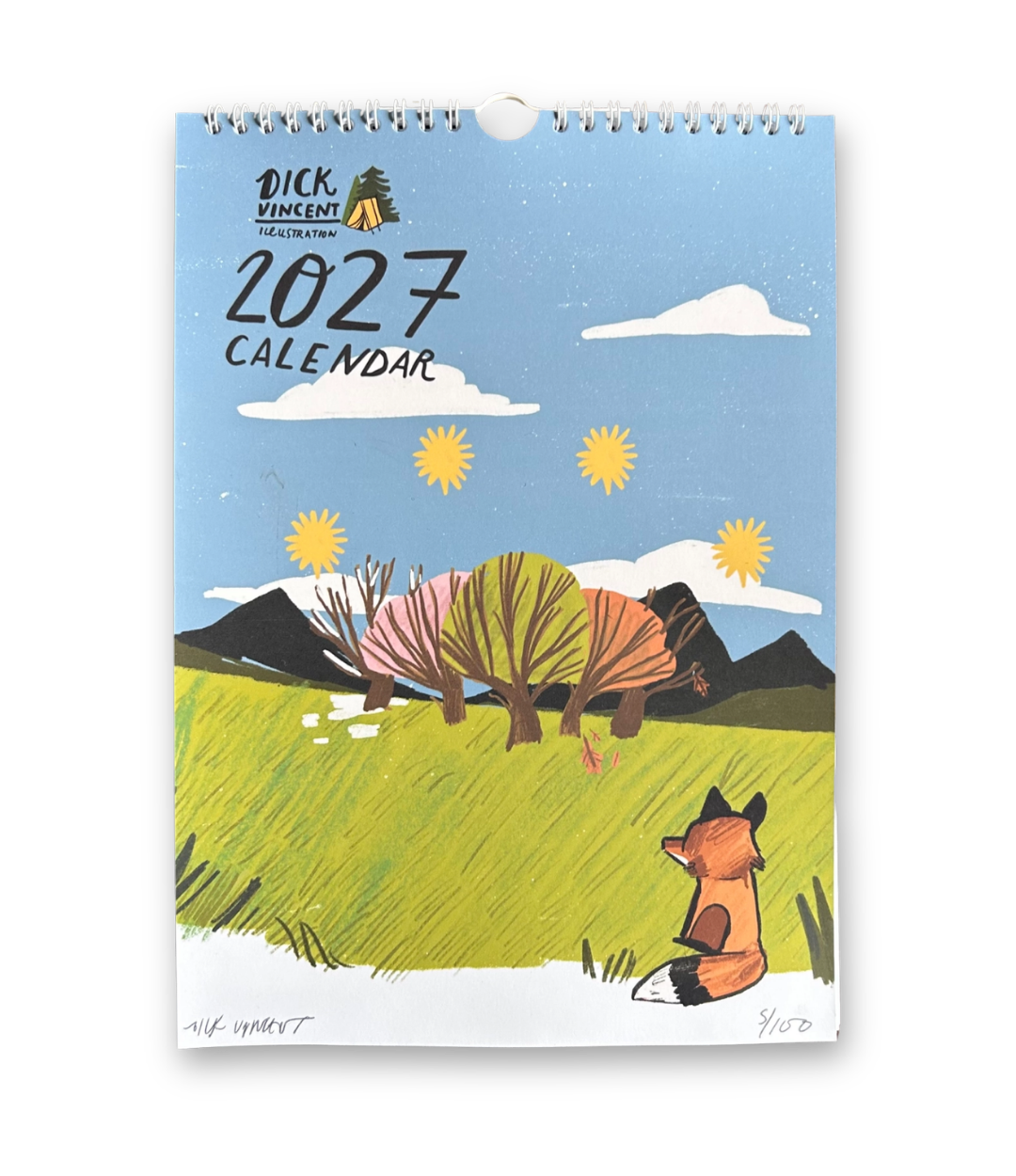 Dick Vincent 2027 A4 Calendar