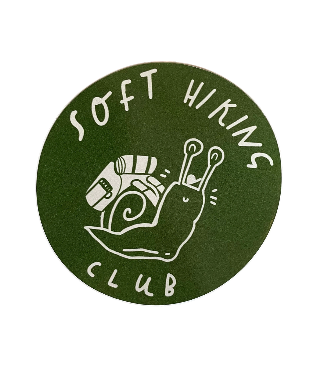 Soft Hiking Club Sticker