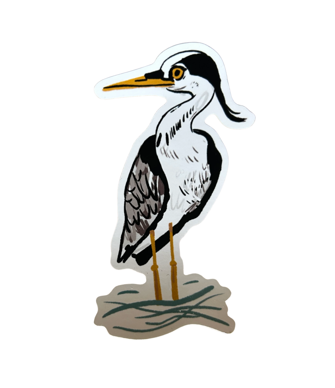 Heron Sticker 