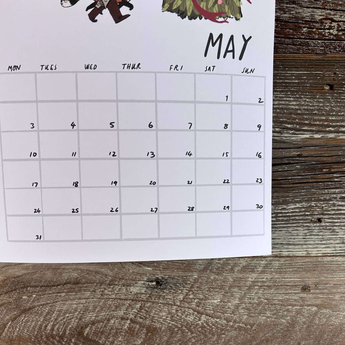 Dick Vincent 2027 A4 Calendar