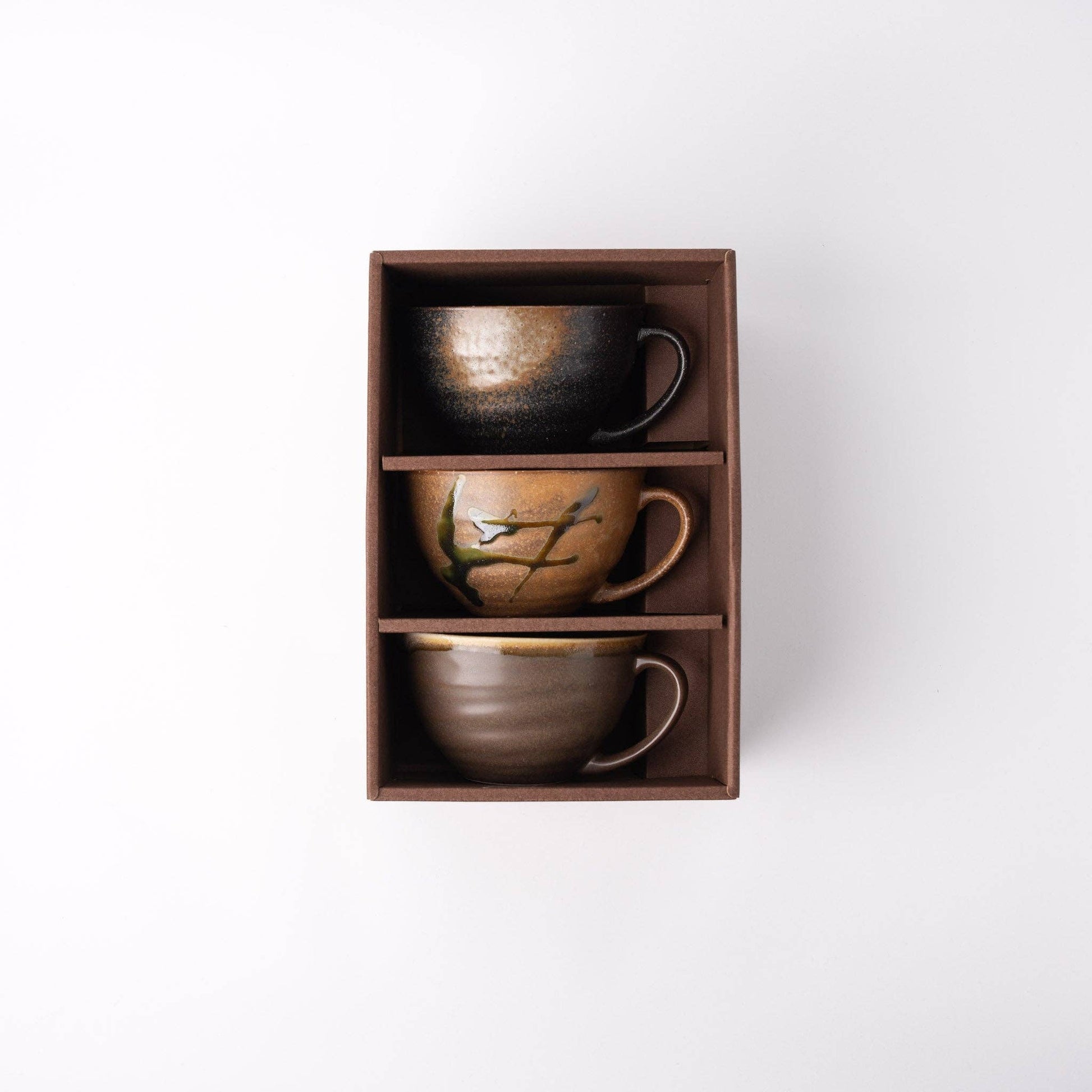 Desert Glaze Mugs Gift Set - 3pcs