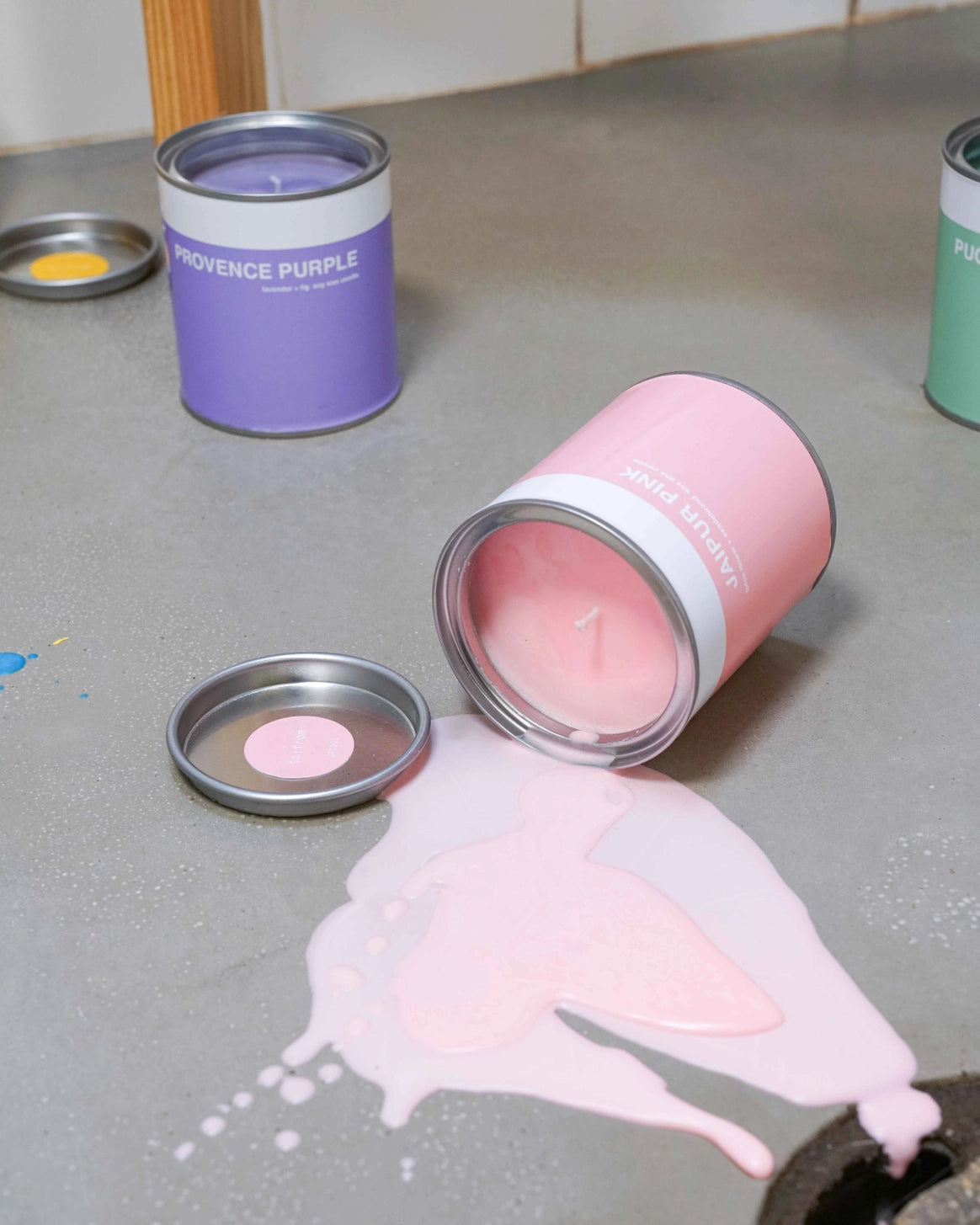 Paint Can Candles - Jaipur Pink