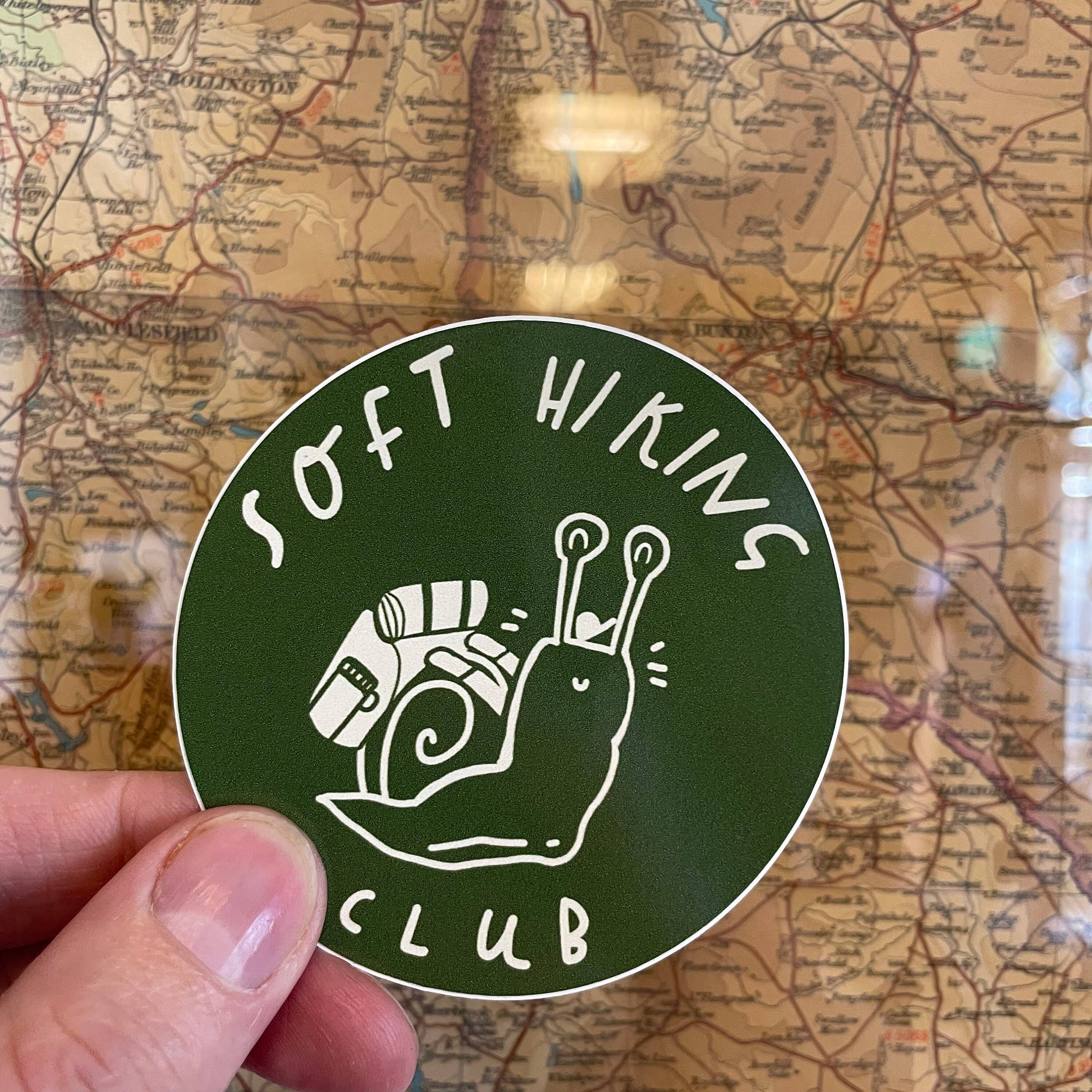 Soft Hiking Club Sticker