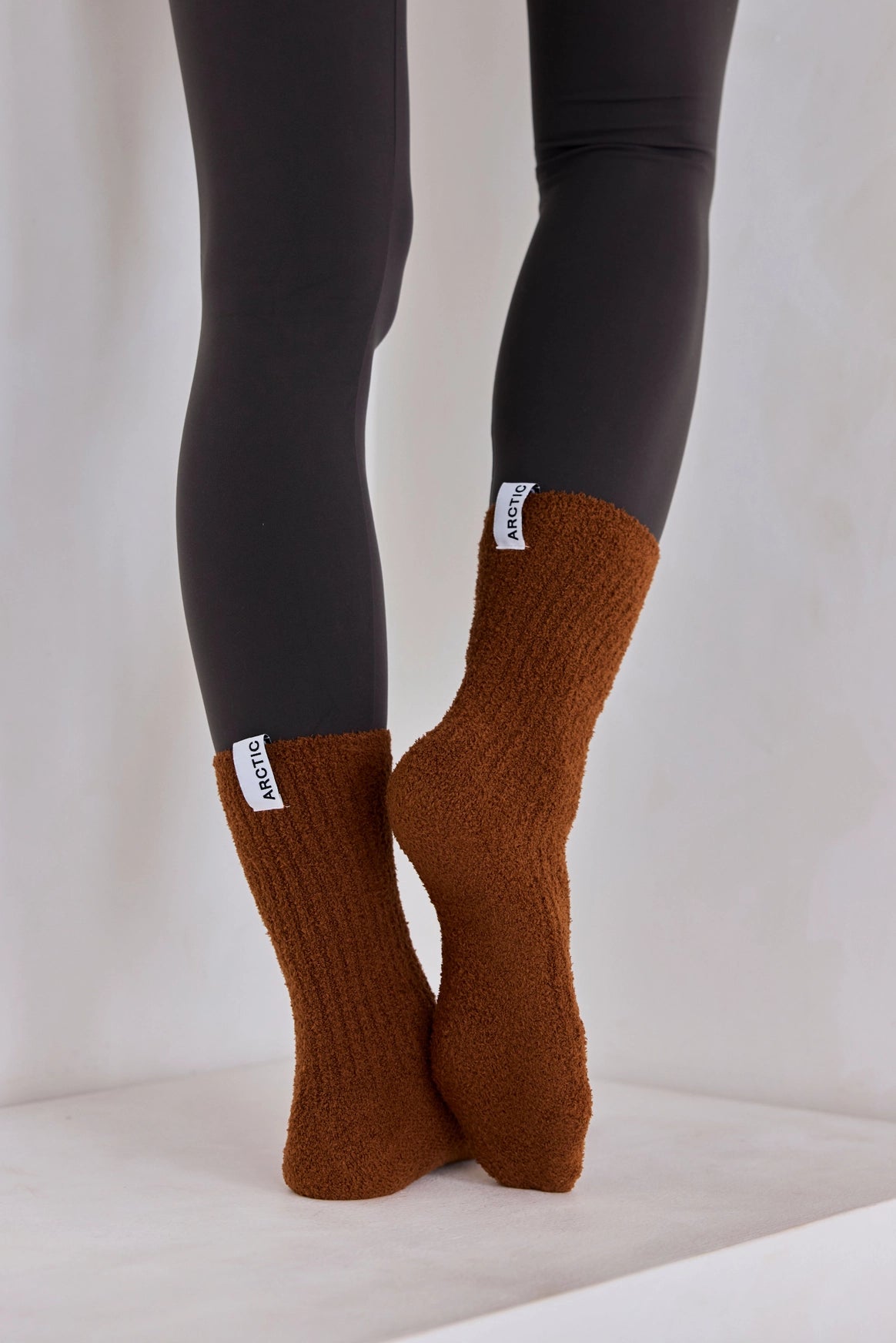 Cosy Socks - 100% Recycled - Sepia