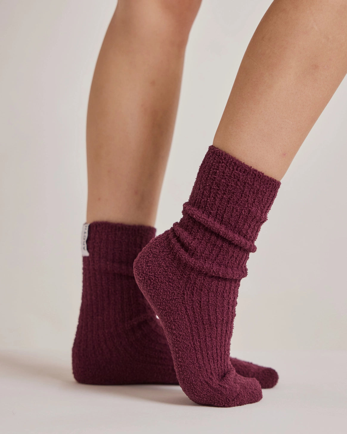 Cosy Socks - 100% Recycled - Cherry Lacquer