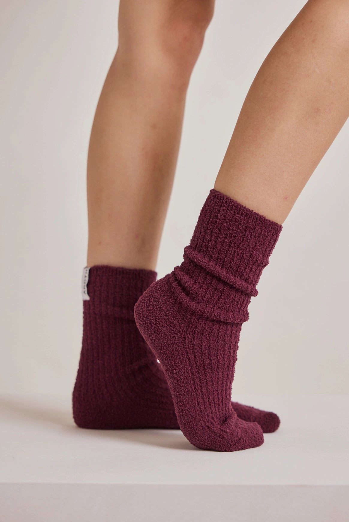 Cosy Socks - 100% Recycled - Cherry Lacquer