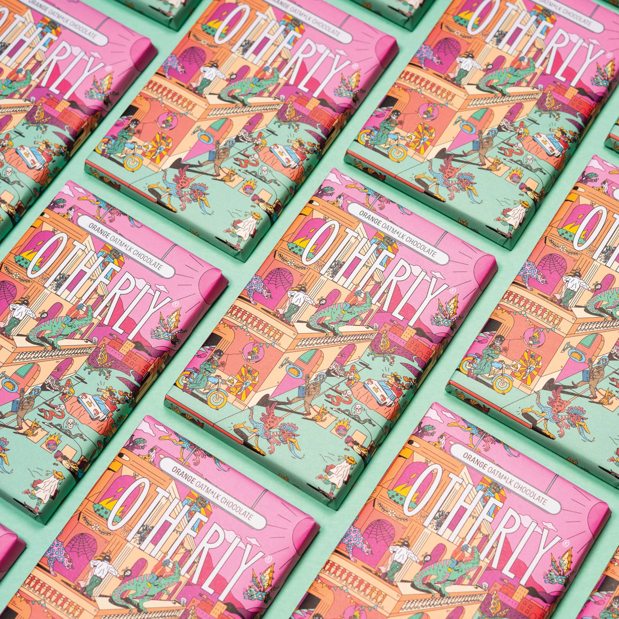 Orange Oatm*lk Chocolate Bar , Vegan (120g)