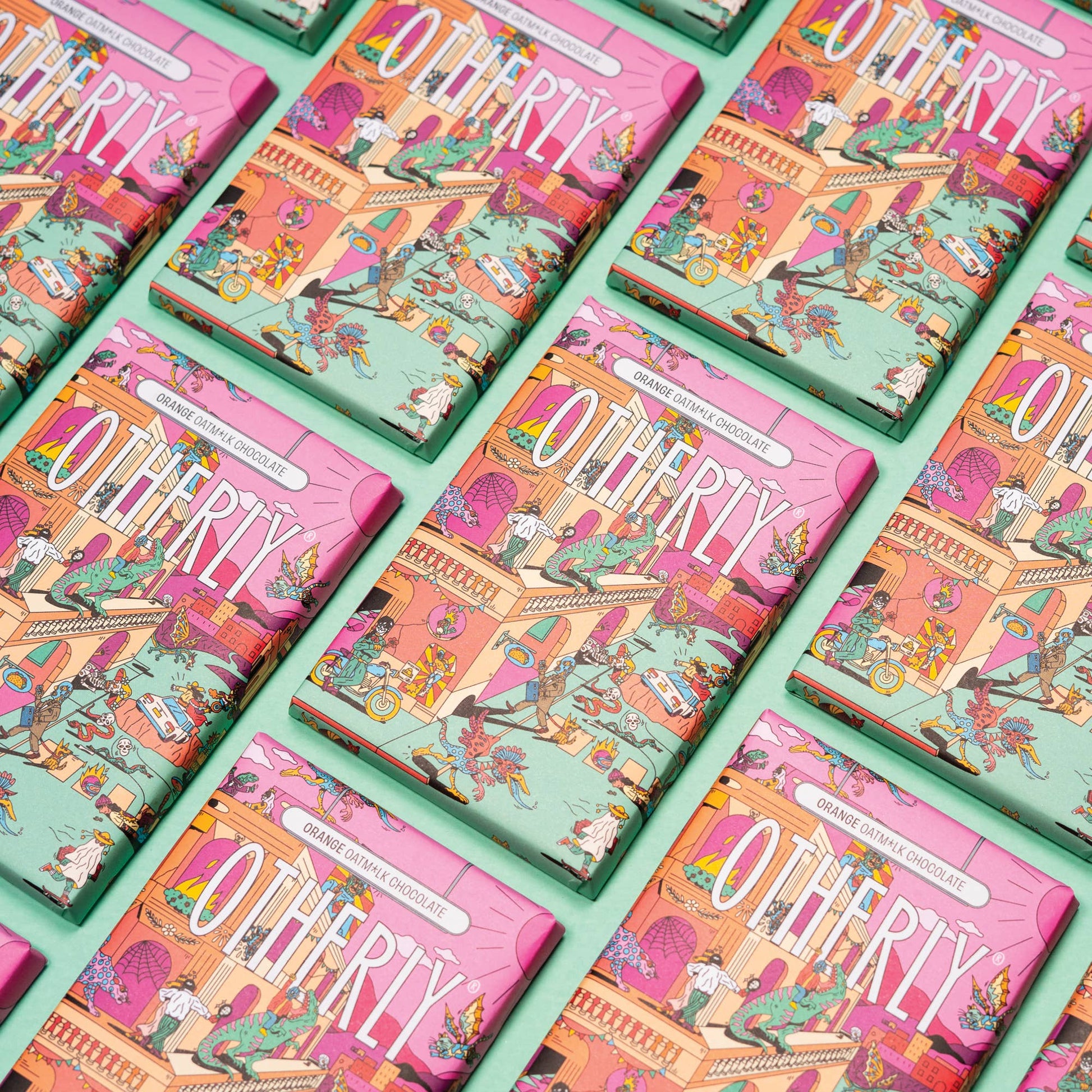 Orange Oatm*lk Chocolate Bar , Vegan (120g)