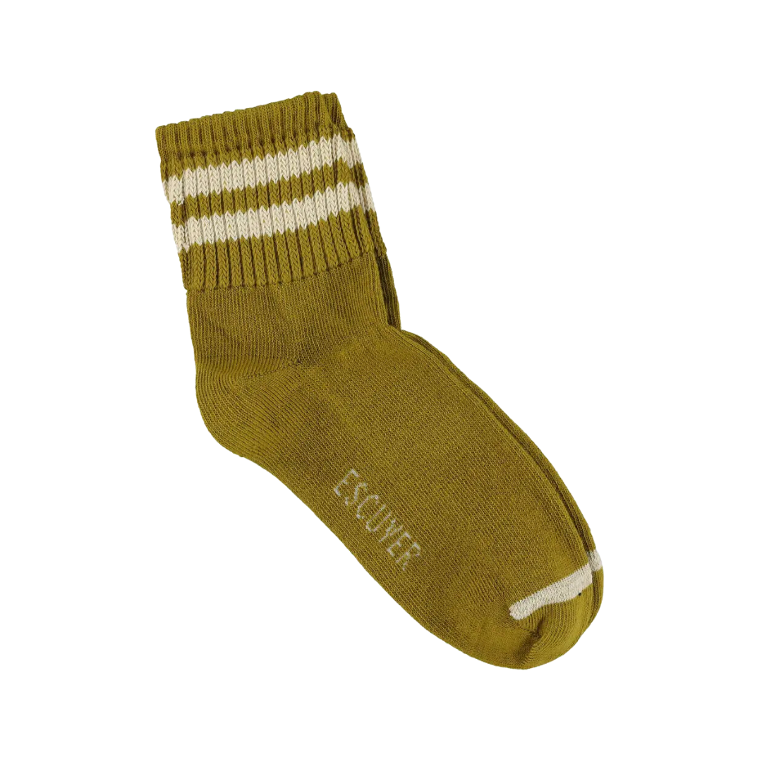 Women's Ankle Socks - Bronze / Ecru