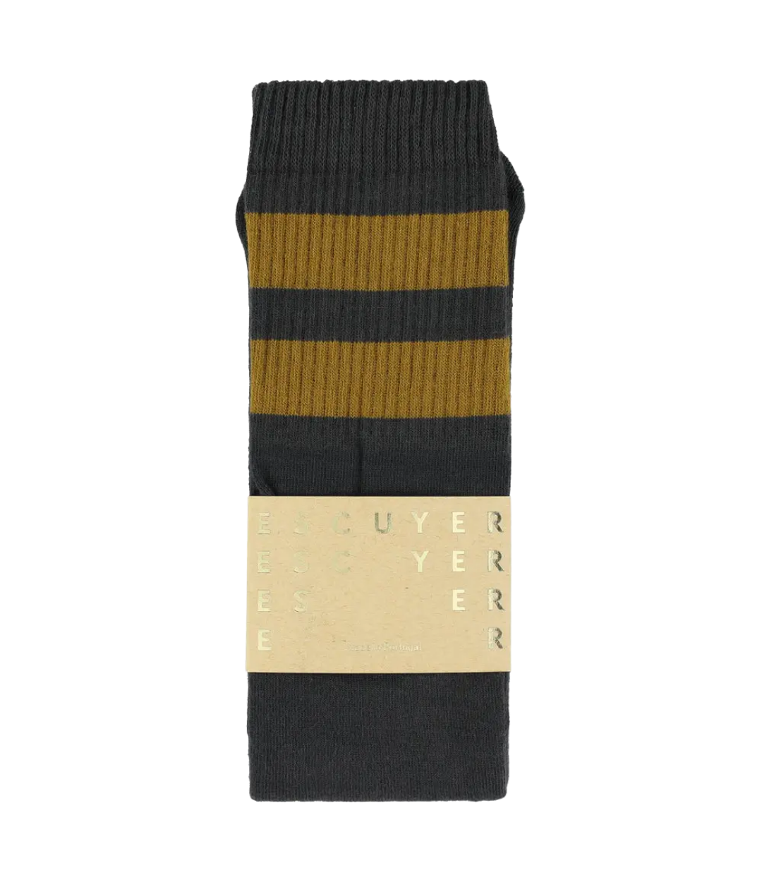 Unisex Tube Socks - Off Black / Cumin