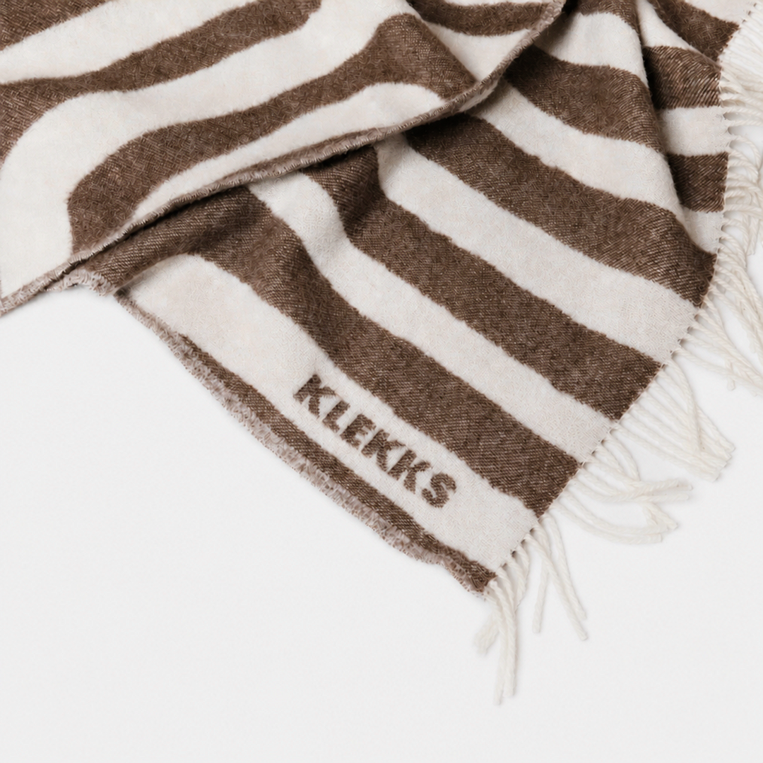 Klekks No. 34 - Wool blanket - Brown