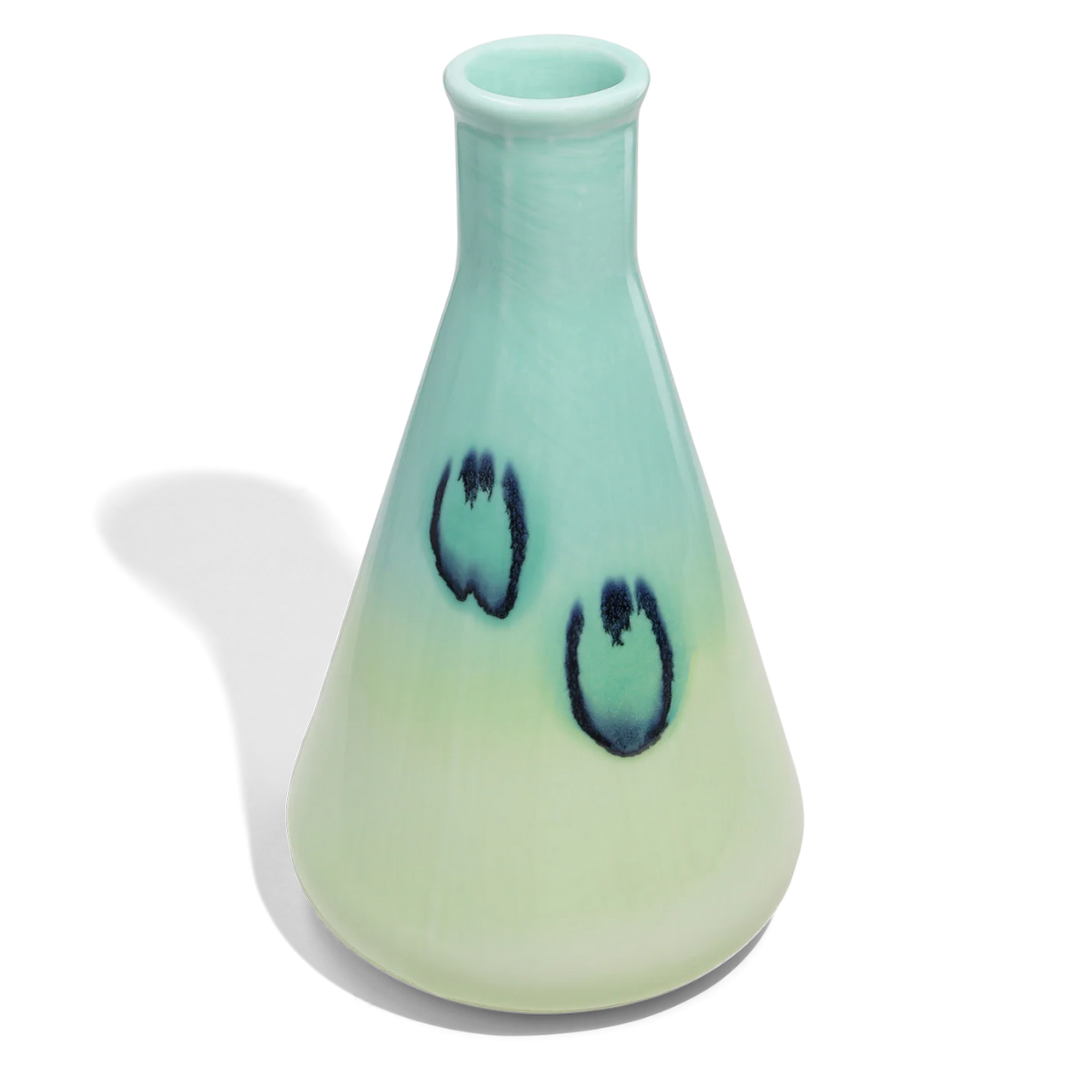 Erlenmeyer Jug - Light Green Pomme Gradient Smile