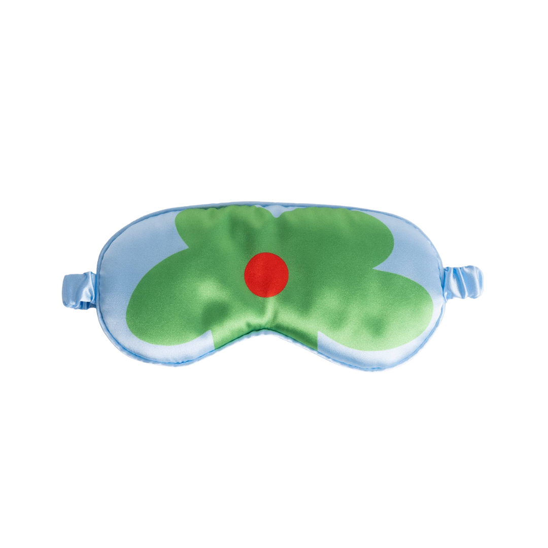 Flower Eye Mask - Green