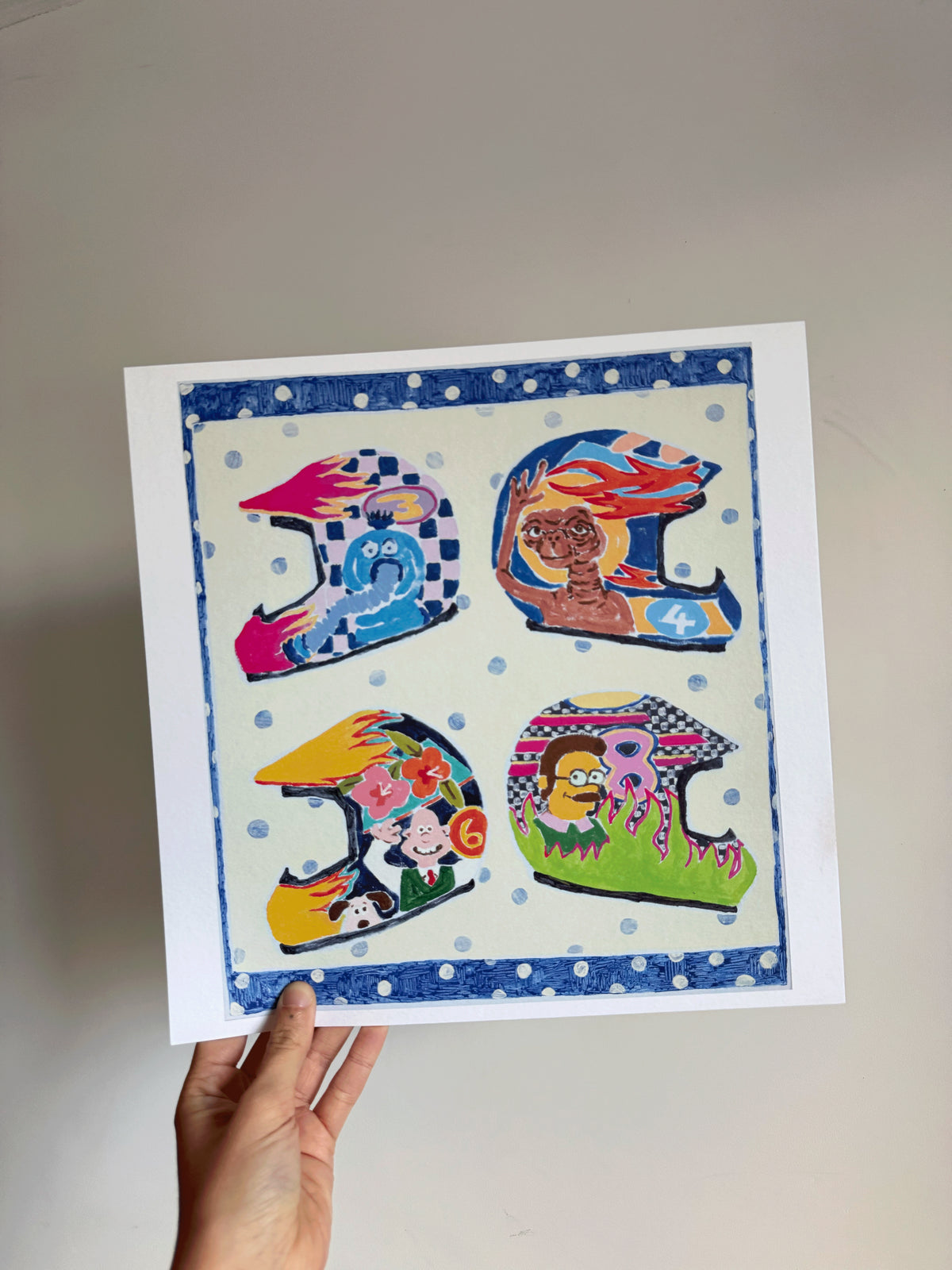 Helmets - 30cm x 30cm